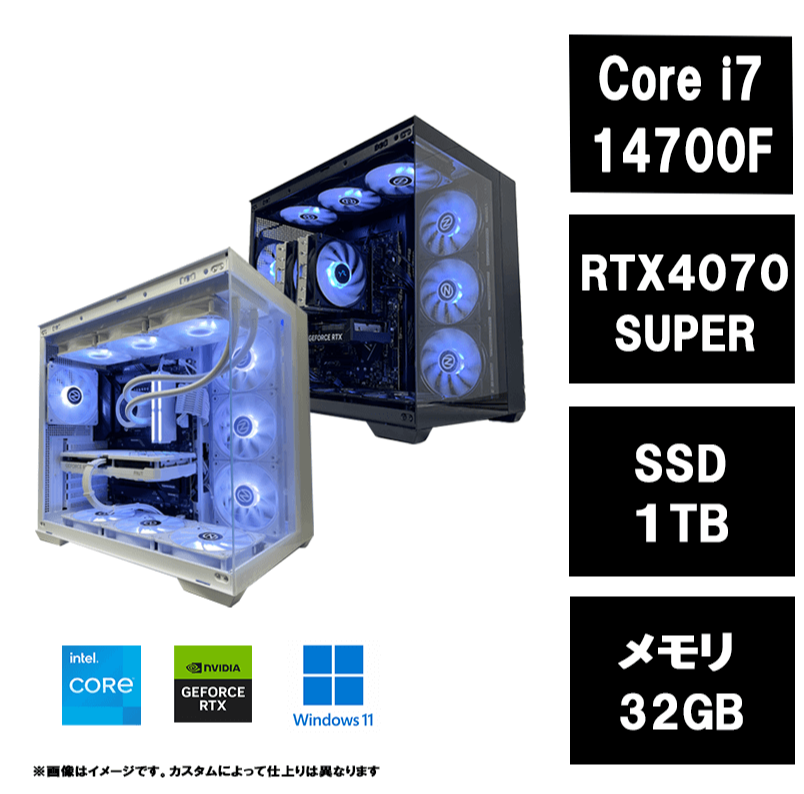 　i7-14700F・RTX4070super  OZ8-406